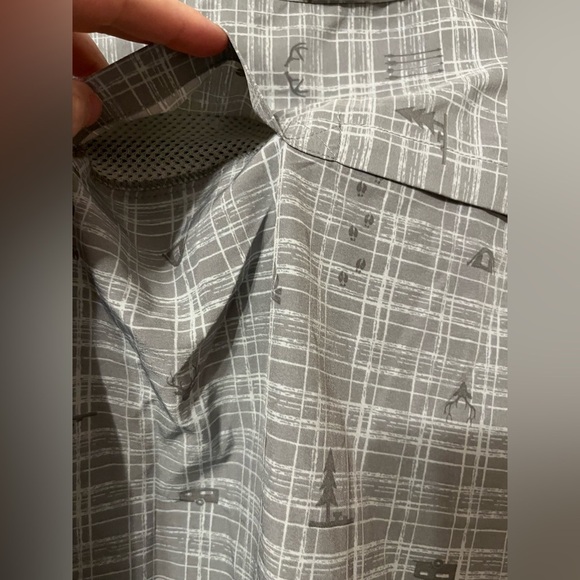 Canada WeatherGear Gray Novelty Print Men's Shirt size XL - Picture 11 of 13